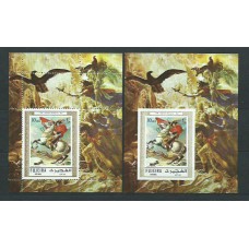 Arabia Sud Este (Fujeira) nº Michel Hojas 104A/B ** Mnh