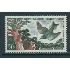 Gabon - Aereo Yvert 4 ** Mnh  Fauna aves