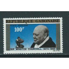 Gabon - Aereo Yvert 40 ** Mnh  Winston Churchill