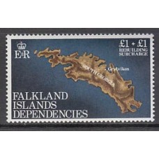 Falkland - Georgia del Sur Correo Yvert 115 ** Mnh