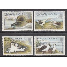 Falkland - Georgia del Sur Correo Yvert 141/4 ** Mnh Fauna. Aves