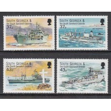 Falkland - Georgia del Sur Correo Yvert 326/9 ** Mnh Barcos