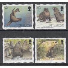 Falkland - Georgia del Sur Correo Yvert 348/51 ** Mnh Fauna