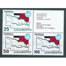 Georgia - Correo Yvert 58/60 ** Mnh ONU