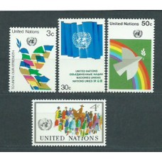 Naciones Unidas - Nueva York Correo 1976 Yvert 259/62 ** Mnh