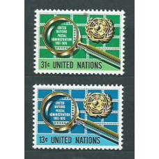 Naciones Unidas - Nueva York Correo 1976 Yvert 269/70 ** Mnh