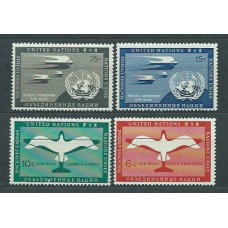 Naciones Unidas - Nueva York Aereo Yvert 1/4 ** Mnh Fauna. Aves