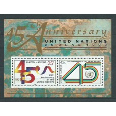 Naciones Unidas - Nueva York Hojas Yvert 11 ** Mnh