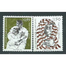 Naciones Unidas - Ginebra Correo 1984 Yvert 124/5 ** Mnh