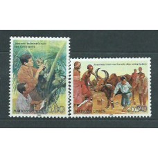 Naciones Unidas - Ginebra Correo 1988 Yvert 167/8 ** Mnh