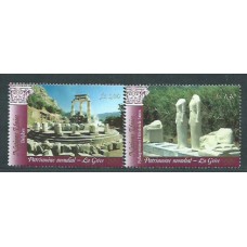 Naciones Unidas - Ginebra Correo 2004  Yvert 507/8 ** Mnh Patrimonio Mundial