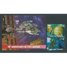 Naciones Unidas - Ginebra Correo 2007 Yvert 595/6+H,19 ** Mnh