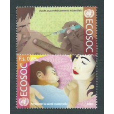 Naciones Unidas - Ginebra Correo 2009 Yvert 661/2 ** Mnh