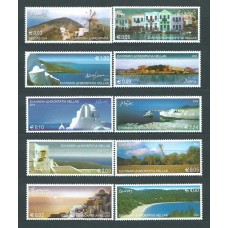 Grecia - Correo 2004 Yvert 2241/50 ** Mnh Islas griegas