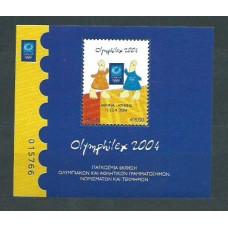 Grecia - Hojas Yvert 36 ** Mnh Mascotas olímpicas