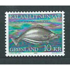 Groenlandia - Correo 1985 Yvert 150 ** Mnh Fauna Peces