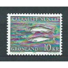 Groenlandia - Correo 1986 Yvert 156 ** Mnh Fauna Peces