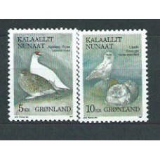 Groenlandia - Correo 1987 Yvert 164/5 ** Mnh Fauna Aves