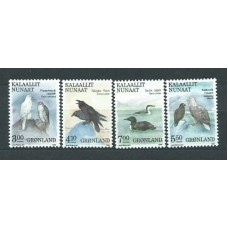 Groenlandia - Correo 1988 Yvert 169/72 ** Mnh Fauna Aves