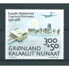 Groenlandia - Correo 1988 Yvert 173 ** Mnh Avión