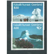 Groenlandia - Correo 1991 Yvert 206/7 ** Mnh Turismo