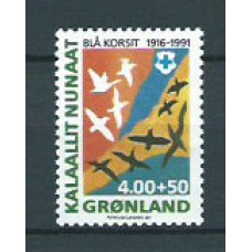 Groenlandia - Correo 1991 Yvert 208 ** Mnh Aves