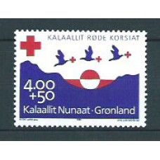 Groenlandia - Correo 1993 Yvert 224 ** Mnh Cruz Roja
