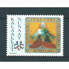 Groenlandia - Correo 1993 Yvert 225 ** Mnh Boi Scouts