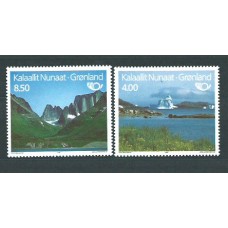 Groenlandia - Correo 1995 Yvert 248/9 ** Mnh Turismo