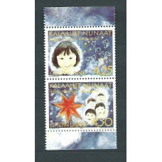 Groenlandia - Correo 1996 Yvert 276/7a ** Mnh Navidad