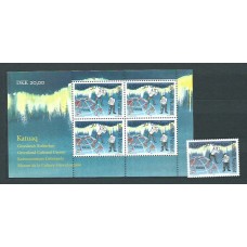 Groenlandia - Correo 1997 Yvert  283+H.12 ** Mnh