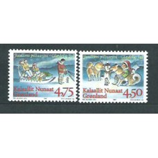 Groenlandia - Correo 1997 Yvert 292/3 ** Mnh Navidad