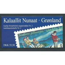 Groenlandia - Correo 1997 Yvert 292a Carnet ** Mnh Navidad
