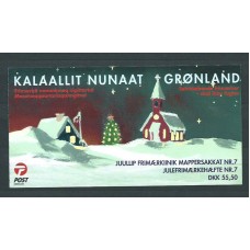 Groenlandia - Correo 2002 Yvert 370 Carnet ** Mnh Navidad