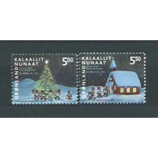 Groenlandia - Correo 2003 Yvert 382/3 ** Mnh Navidad