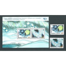 Groenlandia - Correo 2004 Yvert 390/1+H.26 ** Mnh Mitologia Nordica