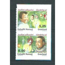 Groenlandia - Correo 2005 Yvert 434/5 ** Mnh Navidad