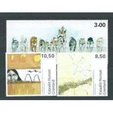 Groenlandia - Correo 2007 Yvert 468/70 ** Mnh Arte Moderno