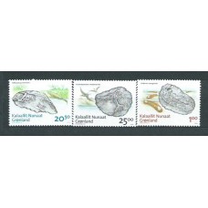 Groenlandia - Correo 2008 Yvert 492/4 ** Mnh Fosiles