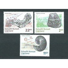 Groenlandia - Correo 2009 Yvert 510/2 ** Mnh Fosiles