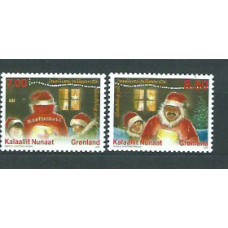 Groenlandia - Correo 2010 Yvert 550/51 ** Mnh Navidad