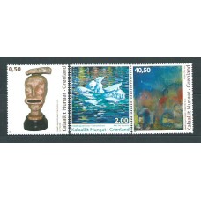 Groenlandia - Correo 2013 Yvert 606/8 ** Mnh Pinturas