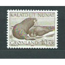 Groenlandia - Correo 1973 Yvert 71 ** Mnh Fauna Focas