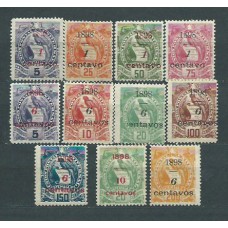 Guatemala - Correo Yvert 80/90 */(*)  Mh/Mng  Algunos valores sin goma. Emblema nacional