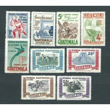 Guatemala - Aereo Yvert 189/97 ** Mnh Feria nacional