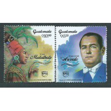 Guatemala - Correo Yvert 702/3 ** Mnh UPAEP