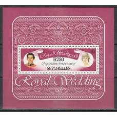 Seychelles - Hojas Yvert 18 ** Mnh  Boda real