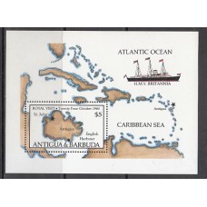 Antigua Hojas Yvert 100 ** Mnh Mapas