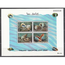 Tailandia - Hojas Yvert 102 ** Mnh  Fauna conchas