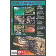 Virgenes - Hojas Yvert 104 ** Mnh  Fauna reptiles